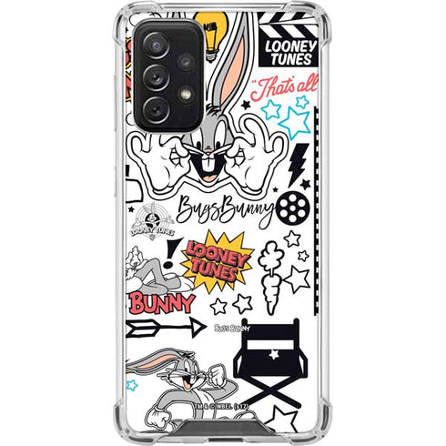 Looney Tunes Bugs Bunny Patches Galaxy A72 5G Clear Case